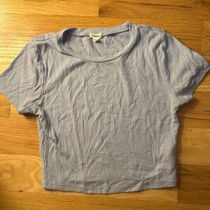Light blue garage top